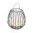 Nordlux Table Lamp Jim To-Go Portable Battery Metal Black 3W 300lm - 827 Extra Warm White | 3-Step Dimmable 