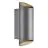 Nordlux Nico Wall Light Aluminium Anthracite Up & Down | IP54 - Suitable for 2x GU10