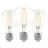 Multipack 3x Eglo LED Pear E27 Filament Clear 21W 806lm - 827 Extra Warm White | Replaces 60W