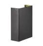 Nordlux Fold 10 Wall Light Aluminium Black Up & Down 5.4W 225lm - 830 Warm White