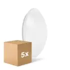 Multipack 5x Ledvance Surface Circular 350 White 18W 1440lm - 840 Cool White | IP44 - Replaces 2x18W