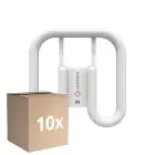 Multipack 10x Ledvance DULUX-SQ LED 13W - 830 Warm White | 2-Pin - Replaces 28W